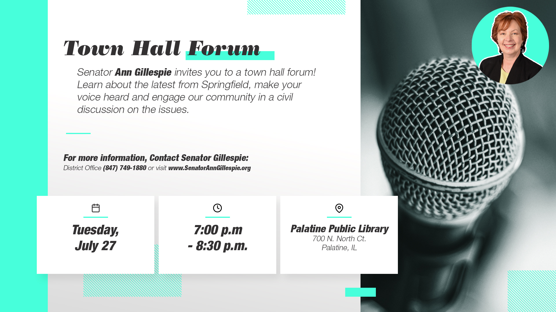 Town Hall Forum 7-27