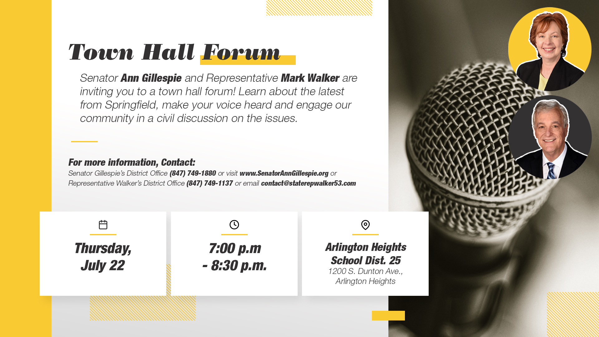 Town Hall Forum 7-22